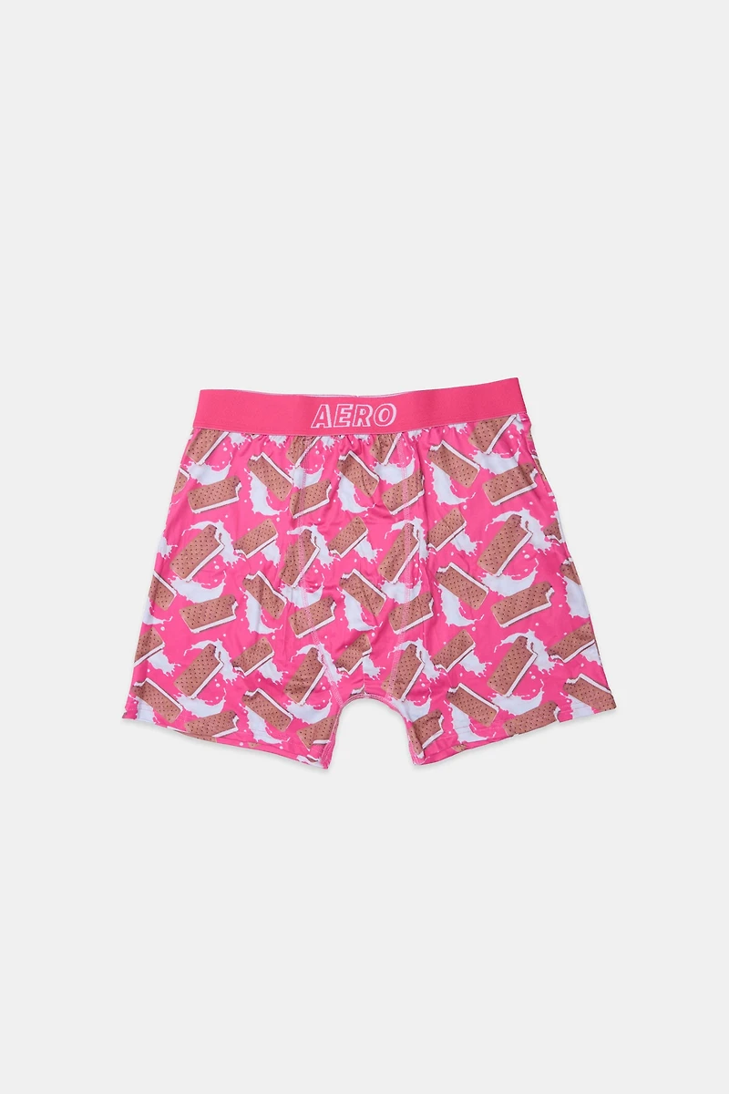 Ice Cream Sandwiches Printed Boxer Briefs