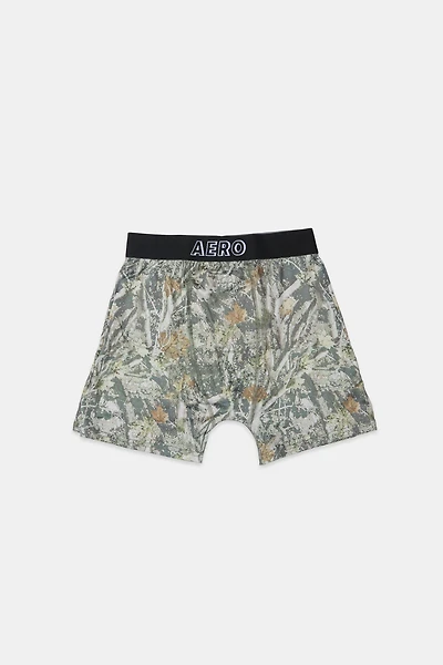 Tree Camouflage Printed Boxer Briefs