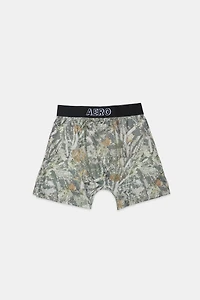 Tree Camouflage Printed Boxer Briefs