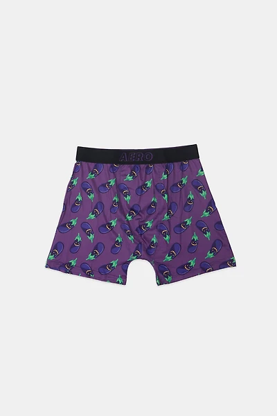AERO Eggplant Jack-O'-Lanterns Printed Boxer Briefs