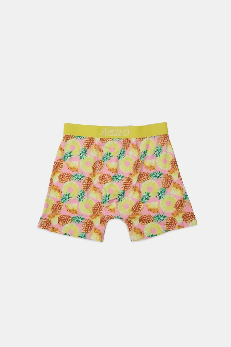 Caleçon boxeur imprimé ananas AERO