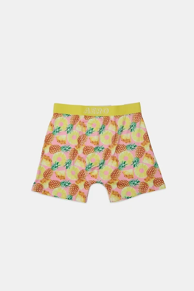 Caleçon boxeur imprimé ananas AERO