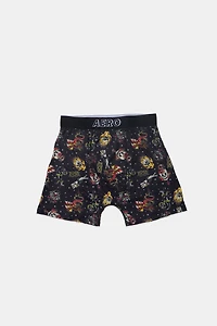 AERO Skulls & Snakes Printed Boxer Briefs