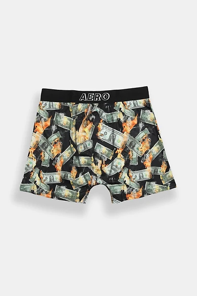 AERO Money Burning Printed Boxer Briefs