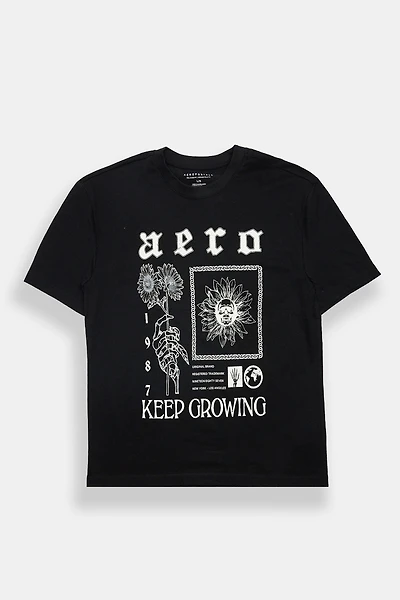 T-shirt classique graphique AERO Keep Growing