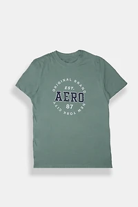 AERO 87 Original Puff Print Graphic Tee