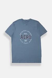 AERO 87 Original Puff Print Graphic Tee