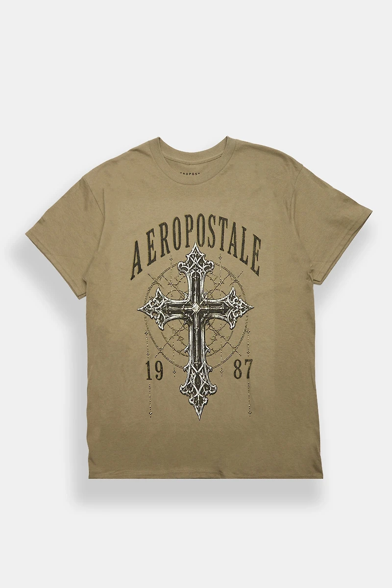 Aéropostale 1987 Holy Cross Graphic Tee