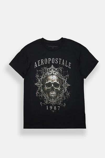 Aéropostale 1987 Gothic Skull Graphic Tee