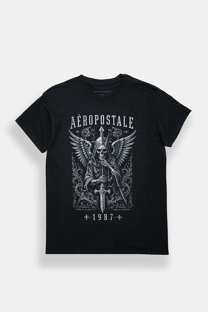 Aéropostale 1987 Grim Reaper Graphic Tee