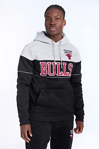 Pull a? capuchon graphique Chicago Bulls bloc de couleur