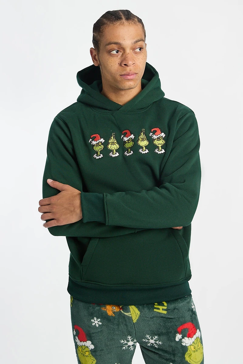 The Grinch Multi Face Graphic Hoodie