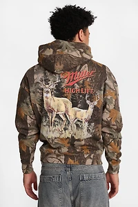 Miller Deer Tree Camouflage Graphic Hoodie