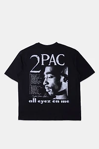 2Pac All Eyes On Me Graphic Oversized Tee