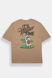 It's Miller Time Graphic Oversized Tee