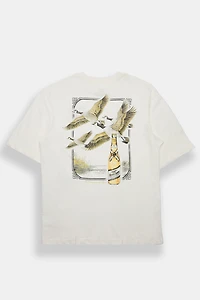 Miller Geese Graphic Oversized Tee
