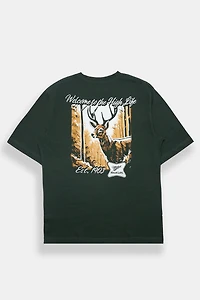 T-shirt surdimensionné graphique Miller Since 1903