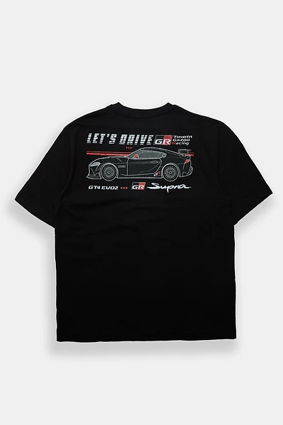 Toyota Gazoo Racing Supra Let's Drive Graphic Oversized Tee