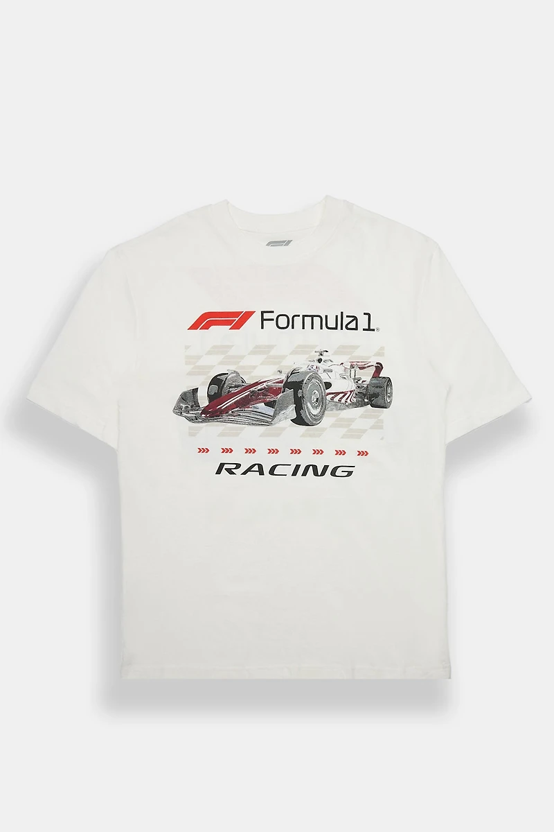 Formula 1 Racing Division Graphic Oversized Tee