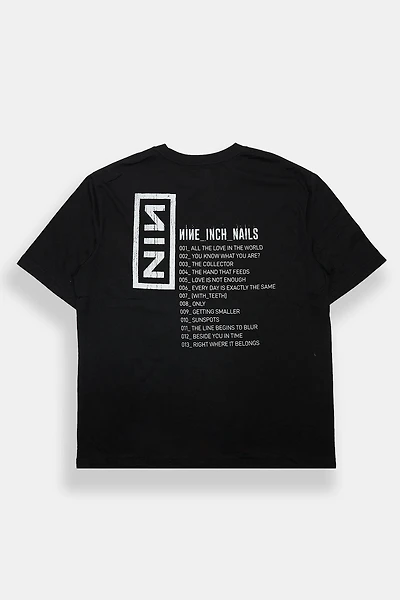T-shirt surdimensionné graphique Nine Inch Nails Tour