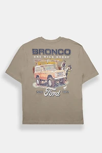 T-shirt surdimensionné graphique Ford Bronco One Wild Horse