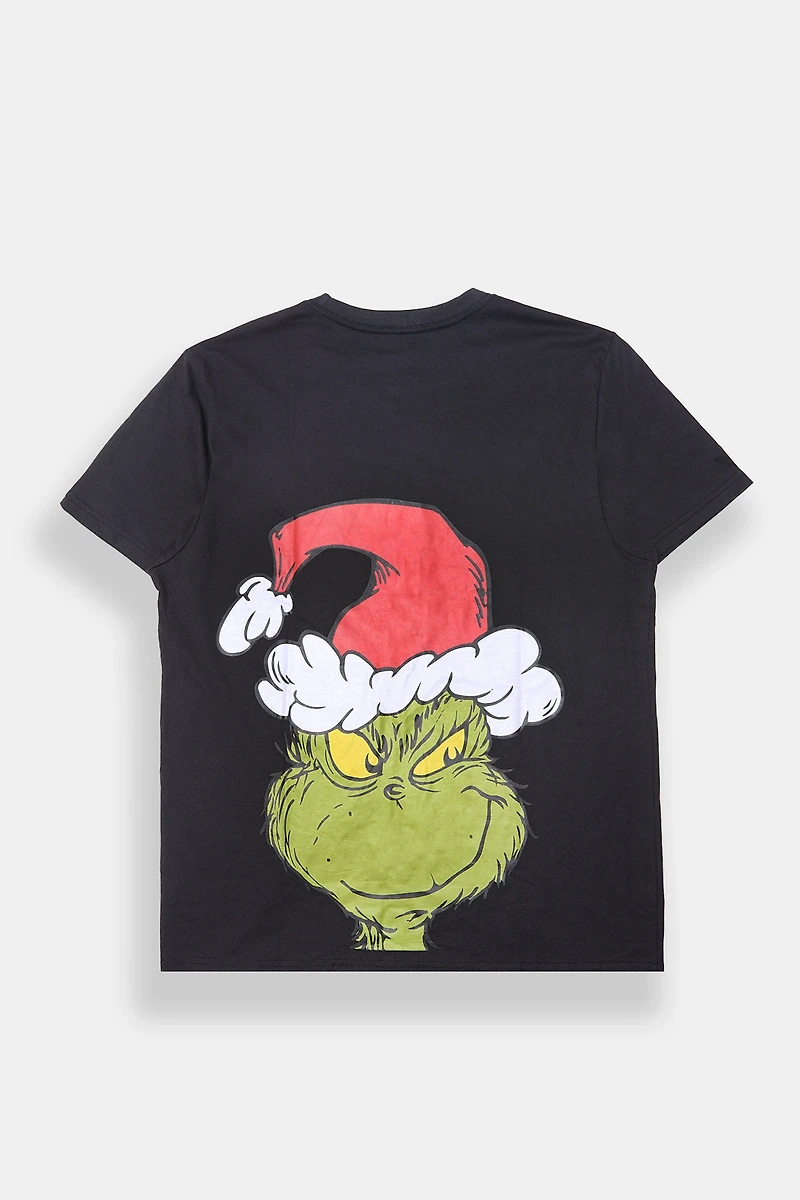 The Grinch Embroidered Graphic Tee