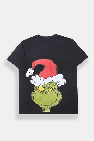 The Grinch Embroidered Graphic Tee