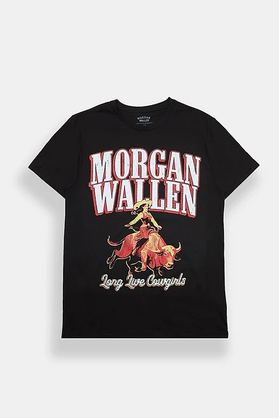 T-shirt classique graphique Morgan Wallen Cowgirl