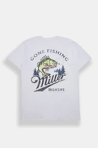 Miller High Life Gone Fishing Graphic Tee