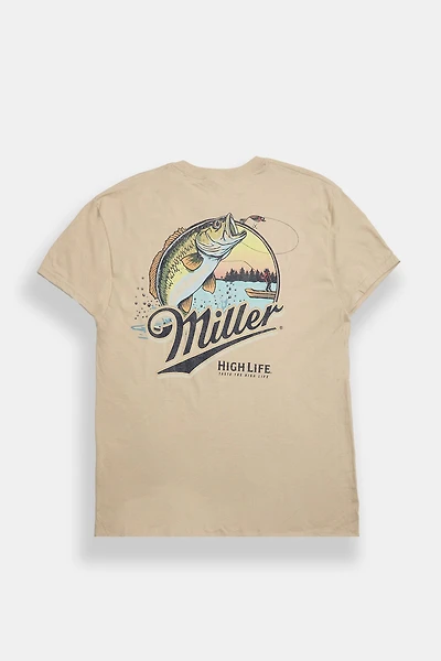 Miller High Life Fishing Graphic Tee