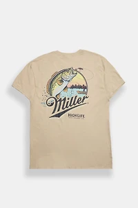 Miller High Life Fishing Graphic Tee