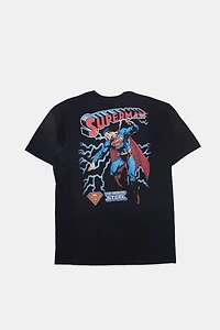 T-shirt imprimé graphique Super-Man Man Of Steel