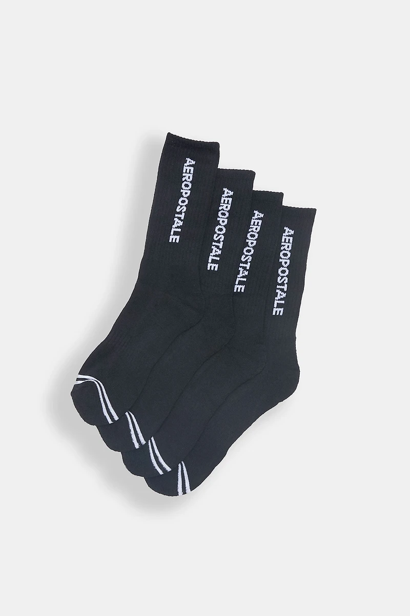 Aéropostale Athletic Crew Socks 4-Pack