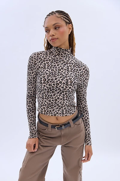 Haut a faux col manches longues AERO