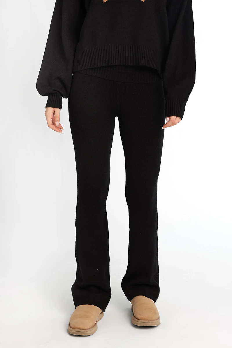 AERO Flat Knit Sweater Pants