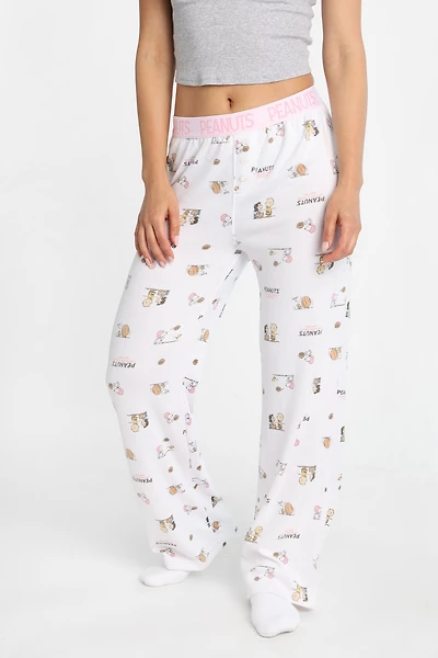 Pantalon pyjama super doux style boxeur imprimé Peanuts Football