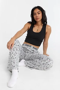 Pantalon pyjama super doux style boxeur imprimé Peanuts coeur