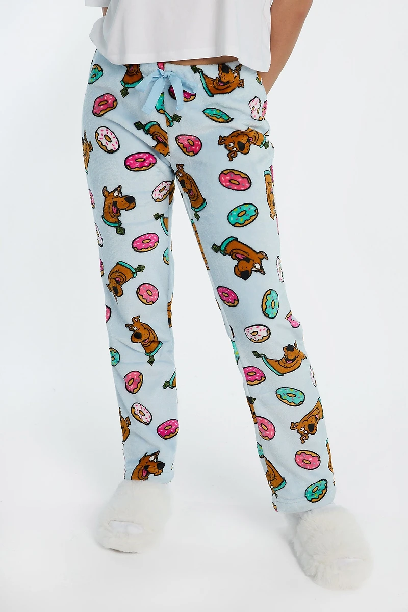 Pantalon pyjama pelucheux donuts Scooby-Doo