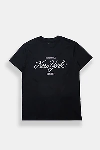 AERO New York 1987 Graphic Boyfriend Tee