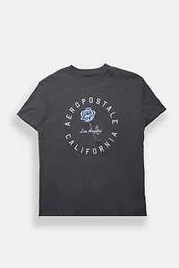 AERO California Rose Graphic Boyfriend Tee