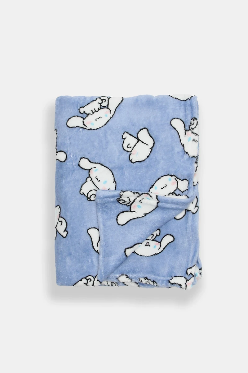 Cinnamoroll Printed Plush Throw Banket