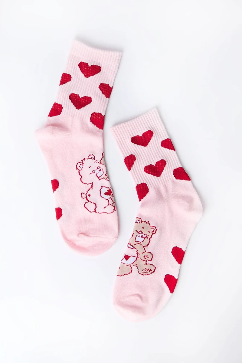 Care Bears Printed Crew Socks