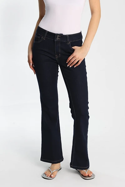Jeans évasé taille basse AERO
