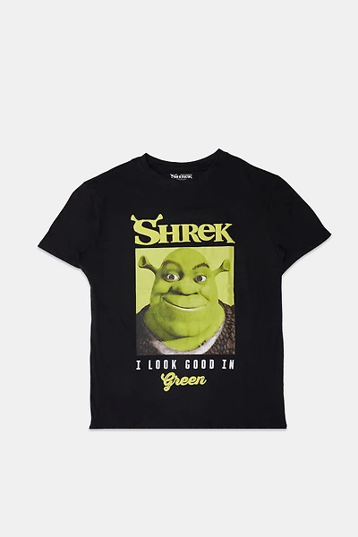Shrek I Look Good Green Graphic Boyfriend Tee