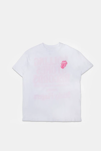Rolling Stones Records Graphic Boyfriend Tee