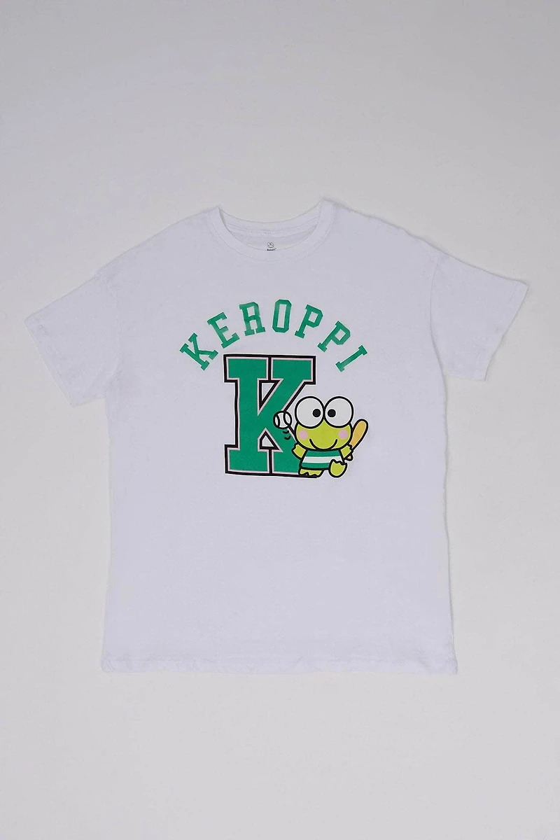 T-shirt décontracté imprimé graphique Keroppi