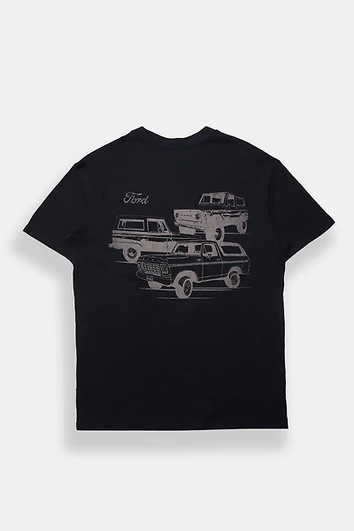 T-shirt coupe garçonne imprimé Ford Bronco