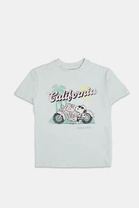 Peanuts Snoopy California Graphic Boyfriend Tee