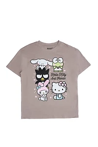 T-shirt décontracté imprime? graphique Hello Kitty And Friends