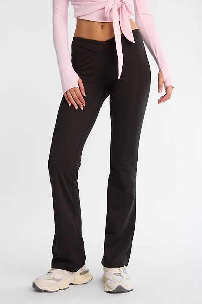 AERO Crossover Waistband Bootcut Leggings